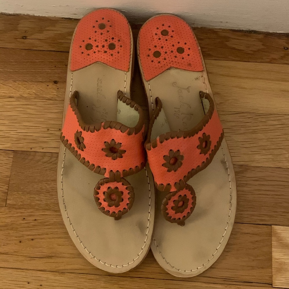 Jack Rogers - Coral and Brown